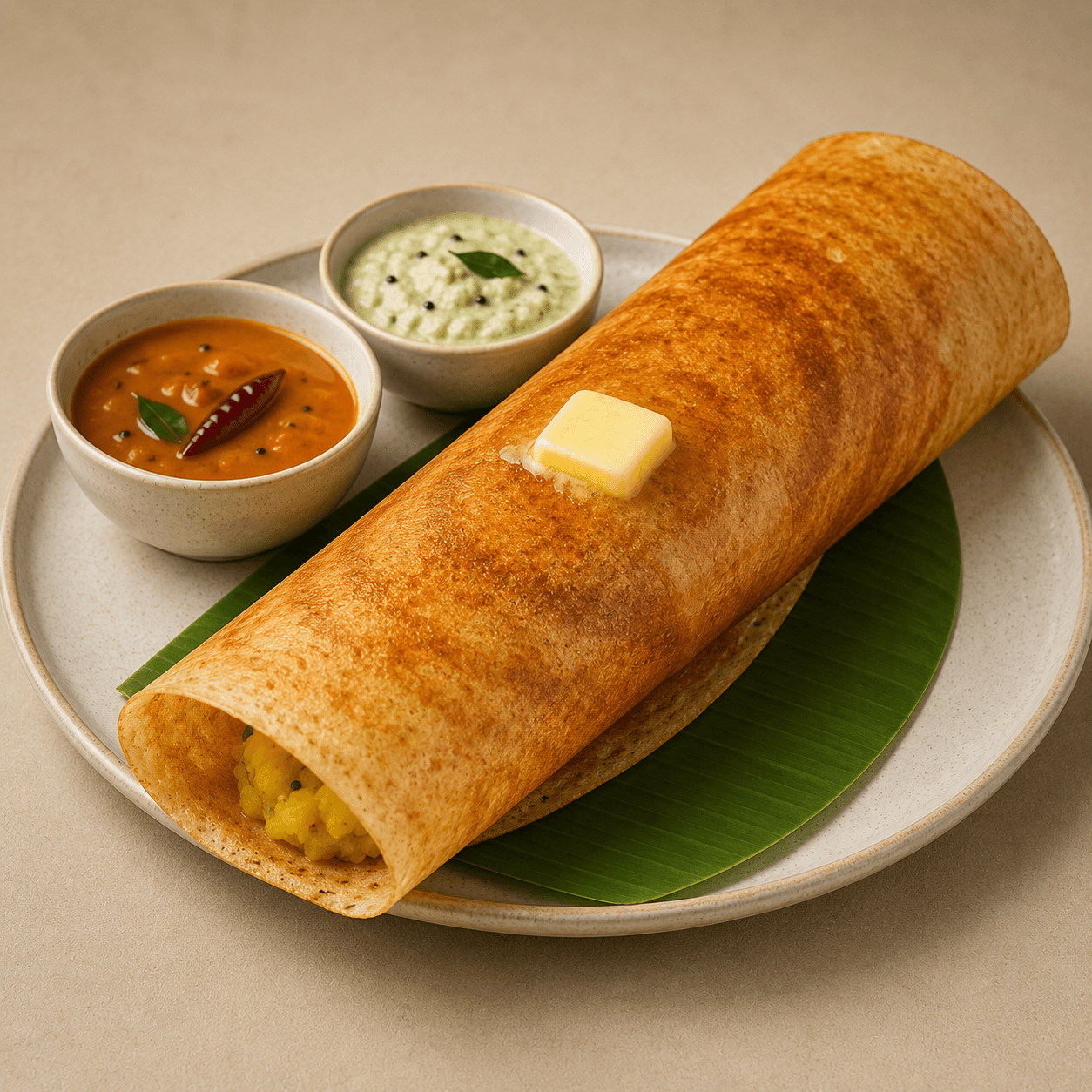 Mysore Butter Masala Dosa